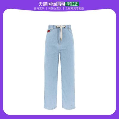 韩国直邮AGNONA23SS直筒裤女T70512YU2051LIGHT BLUE