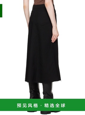 香港直邮Rick Owens Porterville Godet 半身裙 RP02D3349WDa字裙