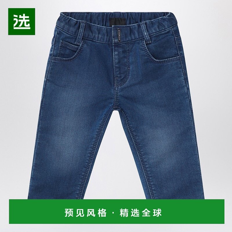 1h可退 香港直邮Givenchy 纪梵希 女士 washed-effect 蓝色牛仔裤