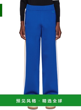 1h可退 香港直邮Wales Bonner 男士 蓝色 Tide 运动裤 UA24KN16VI