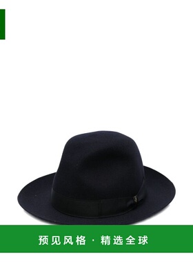 1h可退 香港直邮Borsalino 男士 蓝色帽子 114665 blue蓝色 舒适