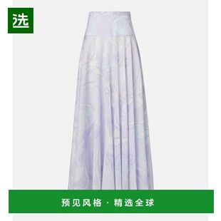 1h可退 香港直邮Emilio Pucci 璞琪 女士 Orchidee 棉质长款半身