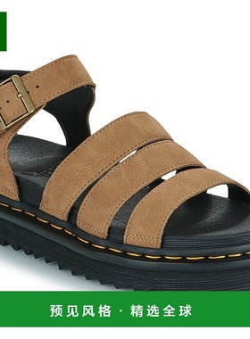 欧洲直邮Dr. Martens 女士 Blaire Savannah Tan Tumbled Nubuck