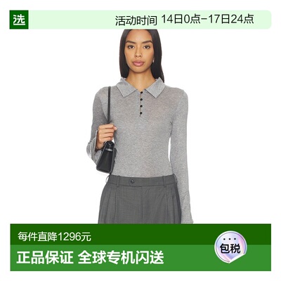 1h可退 香港直邮THE GARMENT 女士 Bree Polo T恤 21865 grey灰色