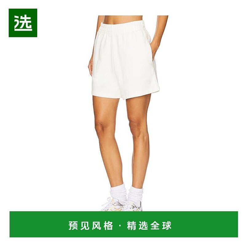 1h可退 香港直邮ANINE BING 女士 Kam Framed 交织图案短裤 A0510