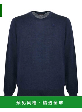 香港直邮K-WAY 男士户外T恤 K2142EWKA8 AW2025 蓝色 Pullover