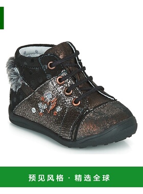 欧洲直邮Catimini 女孩 ROULETTE 黑色 靴子童鞋