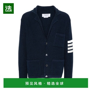 开衫 香港直邮Thom 针织衫 翻领长袖 MKJ134AY6011 Browne