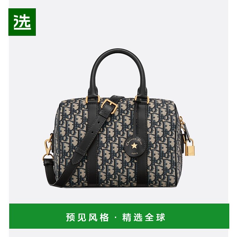欧洲直邮DIOR迪奥上新DiorGroove25帆布手提包包袋