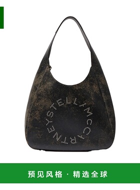 香港直邮Stella McCartney 徽标休闲做旧大号流浪包 7B0102WP0591