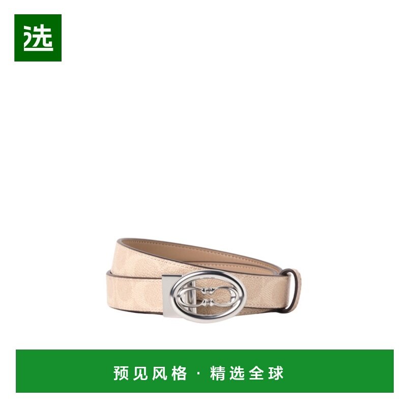 香港直邮COACH 女士腰带 CZ196SVPWH SS2025 花色 搭扣腰带,服饰配件/皮带/帽子/围巾,腰带/皮带/腰链,淘宝优惠券,粉丝福利购,淘宝优惠卷