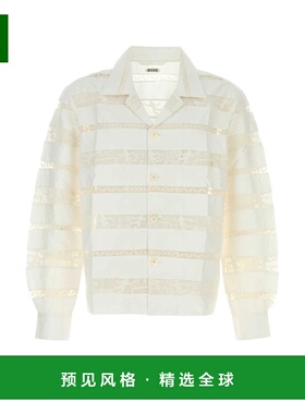 香港直邮BODE 男士衬衫 MRF24SH040CREAM SS2025 白色