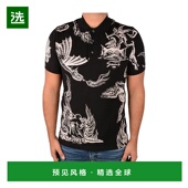 POLO衫 香港直邮Givenchy 黑色徽标纪梵希短袖 BM70QV3004
