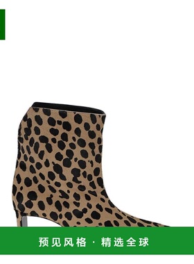 1h可退 KHAITE 女士 ONA 55 印花小牛毛短靴 F1100969踝靴