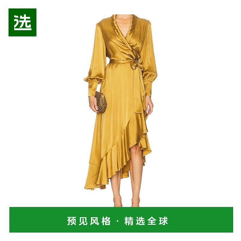 1h可退 香港直邮Zimmermann 长袖连衣裙 8066DF25R