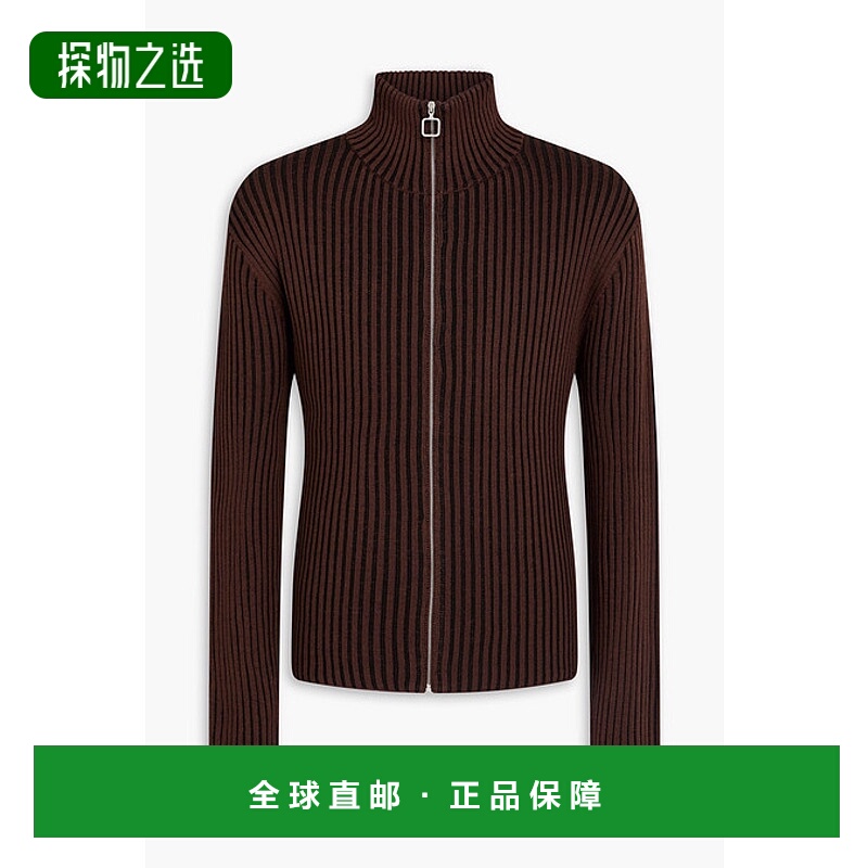 香港直邮Sandro 男士 罗纹针织针织开衫 SHPTR00501MADEINCAMBOGI