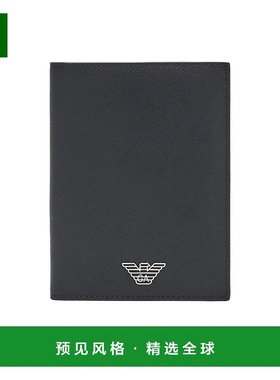 香港直邮Emporio Armani 徽标护照夹 EM003910AF13805阿玛尼收纳