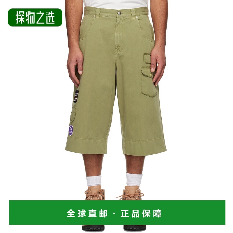 香港直邮Palm Angels 棕榈天使 男士 绿色 Military Patch 百慕大