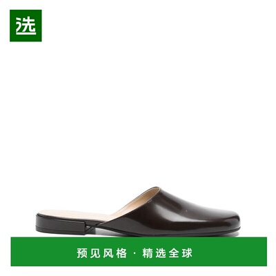 1h可退 The Row 女士 Penelope 皮质凉拖 F1677L604单鞋