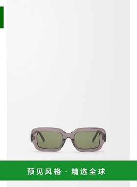 1h可退 欧洲直邮Loewe罗意威 女士灰色醋酸纤维矩形太阳镜