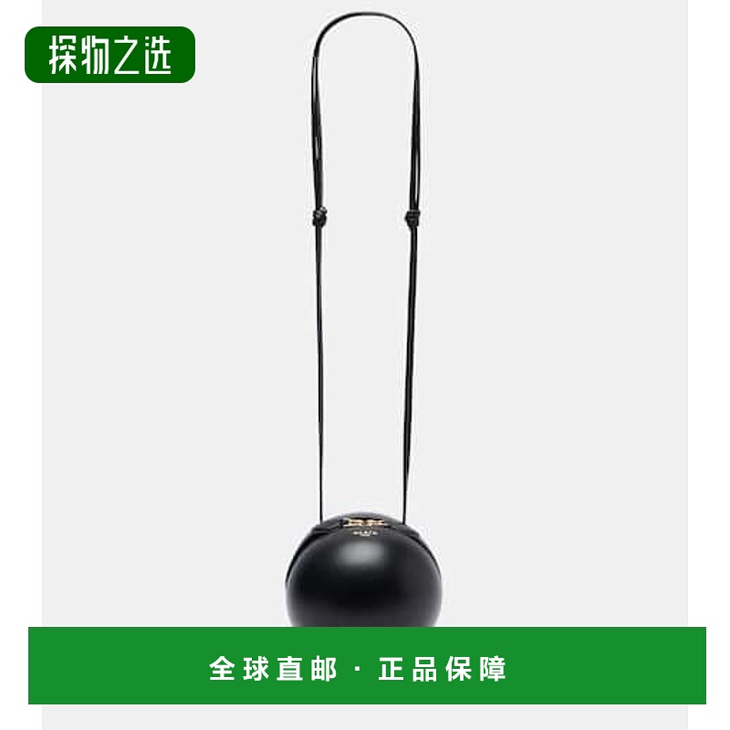 香港直邮Alaïa 女士 Sphere 小号皮革肩包 black黑色 舒适时尚