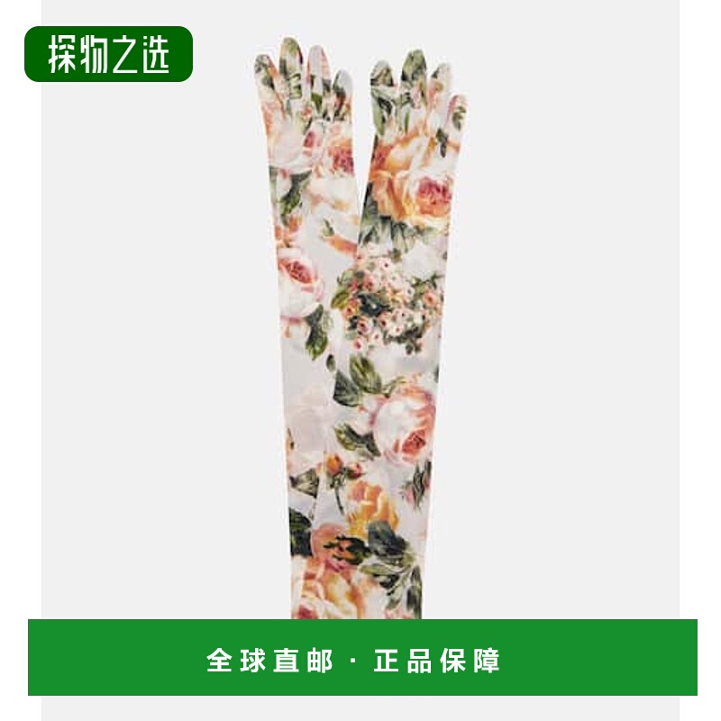 香港直邮magda butrym 女士 透视花朵手套 colorful花色 舒适时尚