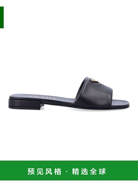 香港直邮Prada 普拉达 女士 三角形標誌一腳蹬涼鞋 1XX714F0102DL