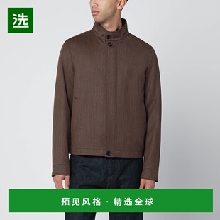 直下擺夾克 香港直邮zegna 長袖 男士 G154UGT26A2夹克 杰尼亚