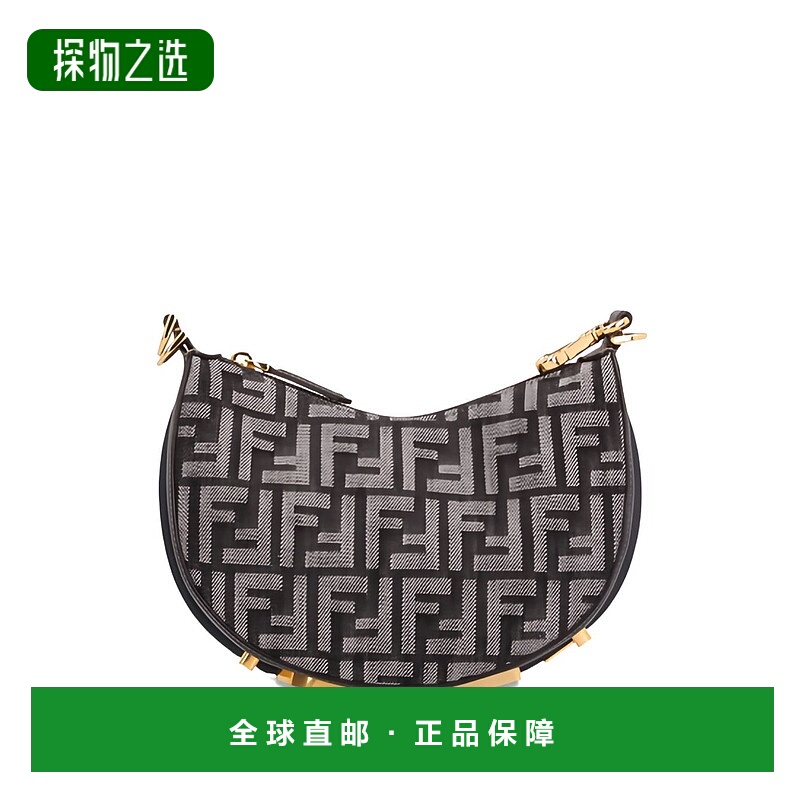 香港直邮Fendi 芬迪 女士 graphy FF 提花迷你流浪漢包 8BS081AUT
