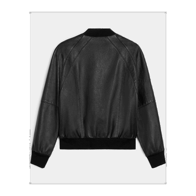 香港直邮Celine 插肩袖按扣皮夹克 2EG76269L.