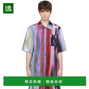 1h可退 香港直邮Feng Chen Wang 男士 多色立体口袋衬衫 FUS17SR1