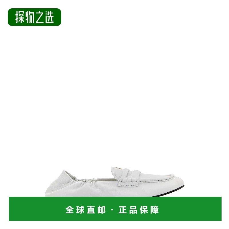 香港直邮Miu Miu 缪缪 女士 壓花標誌方頭樂福鞋 5D341EF005EFX