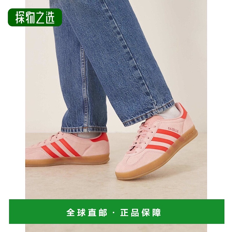 香港直邮Adidas Originals 女士 adidas Originals Gazelle 室内