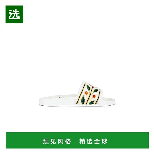 1h可退 香港直邮Casablanca 男士 Terry 刺绣凉拖 APS25FW03001M