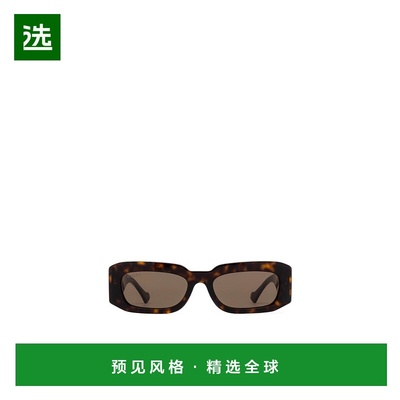 Gucci 矩形框太阳镜 GG1426S古驰正品百搭显脸小高级感