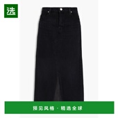 牛仔中长半身裙 1h可退 TMSAS7 女士 Midaxi 香港直邮Frame Denim