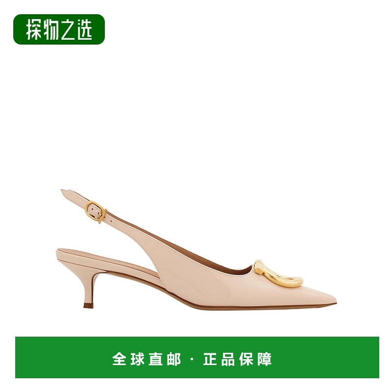 香港直邮Salvatore Ferragamo Sara Maxi Gancini 露跟高跟凉鞋 0