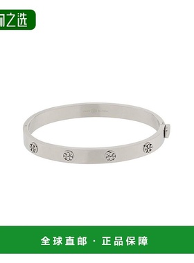 香港直邮Tory Burch 托里·伯奇 女士 钢表带雕刻徽标手链 784200