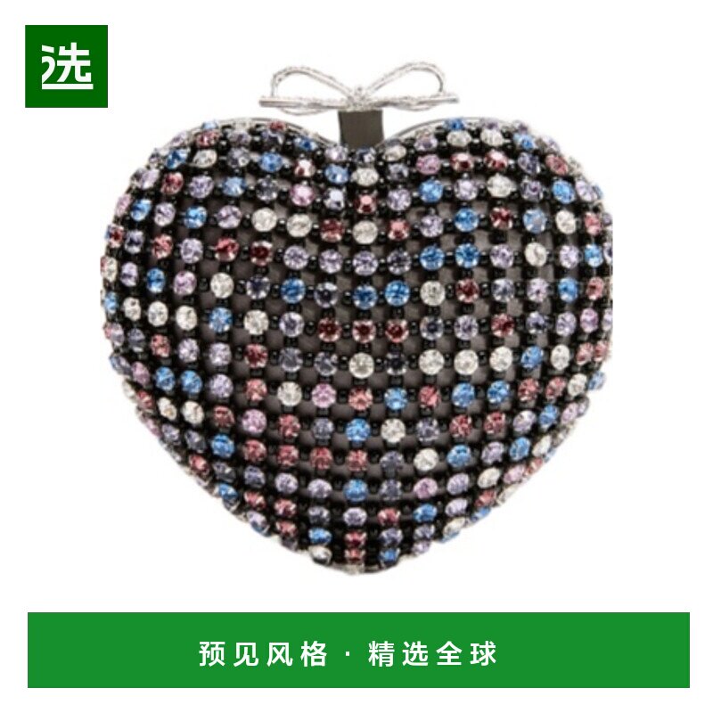 香港直邮Self-Portrait 多晶心形手拿包 RS26307A