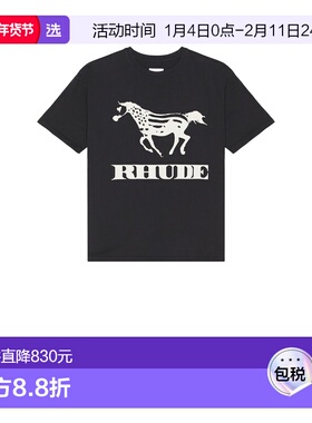 1h可退 香港直邮Rhude 男士 Dinero T恤 RHFW25TT01012 舒适时尚