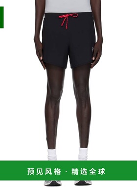 1h可退 香港直邮District Vision 男士 黑色 5in Training 短裤 D
