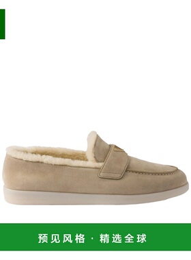 香港直邮Prada 圆头乐福鞋 2DG124FA0013LRF普拉达男鞋一脚蹬