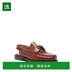 香港直邮HEREU 女士芭蕾乐福鞋 SASLWFS25TAN SS2025 棕色