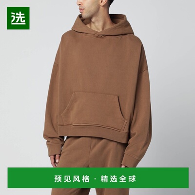 1h可退 香港直邮Entire Studios 男士 棕色连帽卫衣 UNU251012UCO