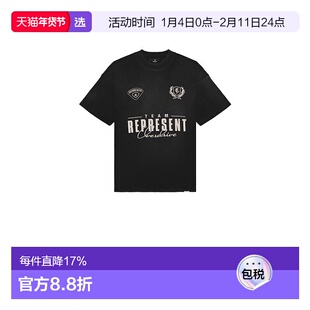 1h可退 香港直邮Represent 男士 World Championship T恤 MLM4114