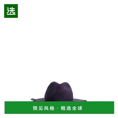 香港直邮YOHJI YAMAMOTO 女士帽子 FLH051611 AW2025 紫色 Yohji