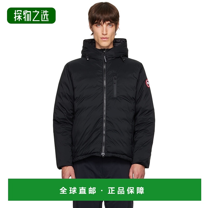 1h可退 香港直邮Canada Goose 加拿大鹅 男士 黑色 Lodge 羽绒夹