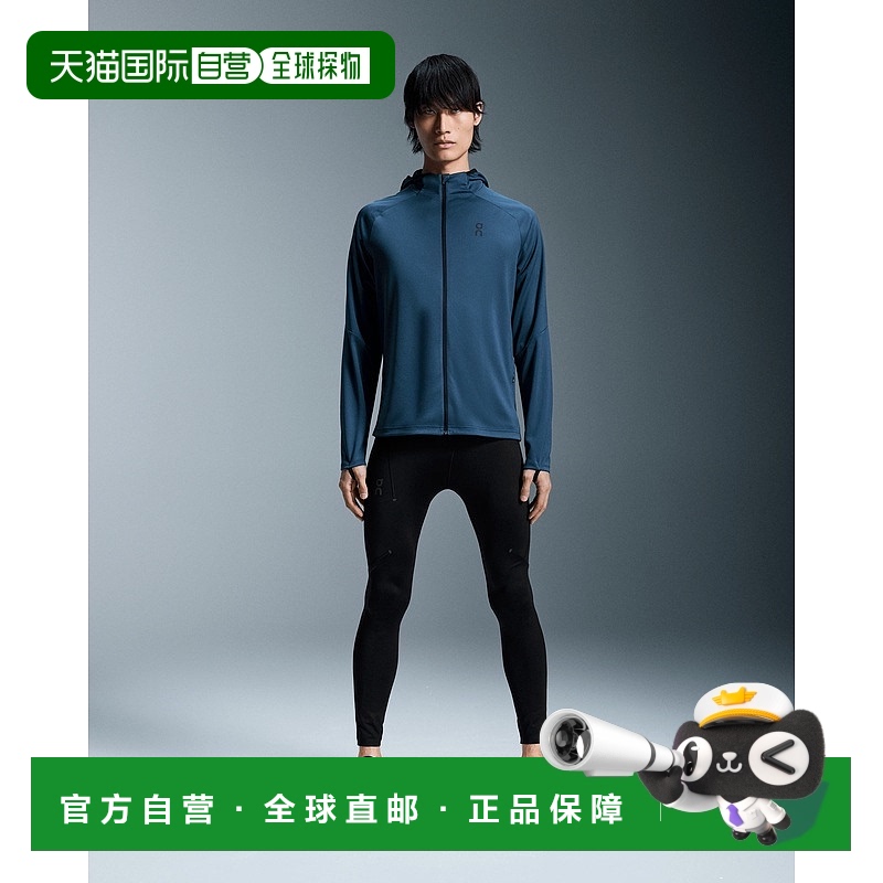 自营欧洲直邮On/昂跑 Climate系列男士丹宁蓝再生聚酯纤维logo标