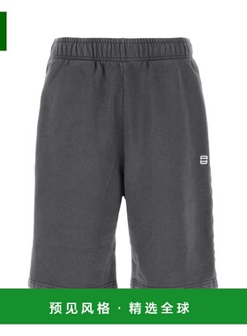 香港直邮AMBUSH 男士短裤 BMCI002S23FLE0010704 黑色 徽标短裤