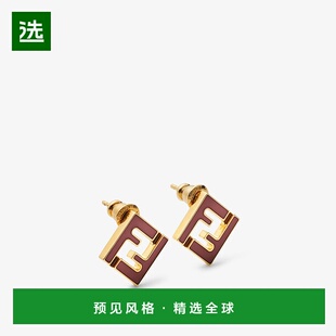 年产品 2025 Fendi Forever 金色 1h可退 耳环 欧洲直邮FENDI